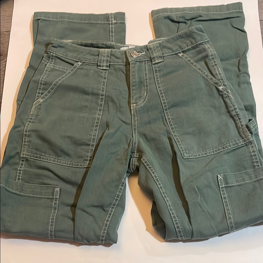 Garage Olive Green Cargo Pants